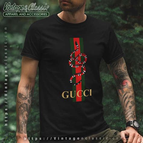 gucci t shirt with snake|gucci shirt snake collar.